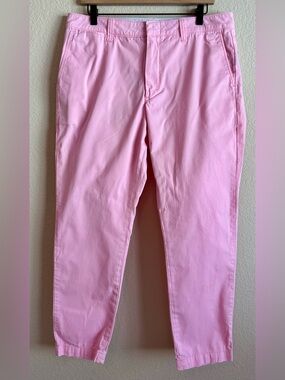 Polo Ralph Lauren Woman's Chino Pants Bubblegum Pink Straight Flat Front Size 12